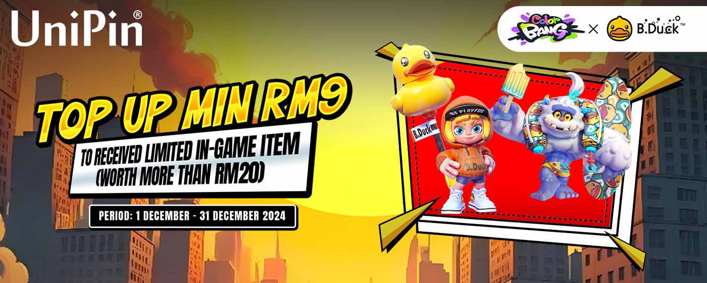 Gear Up For The Ultimate B.Duck x ColorBANG Collab! (MY) 🎮✨